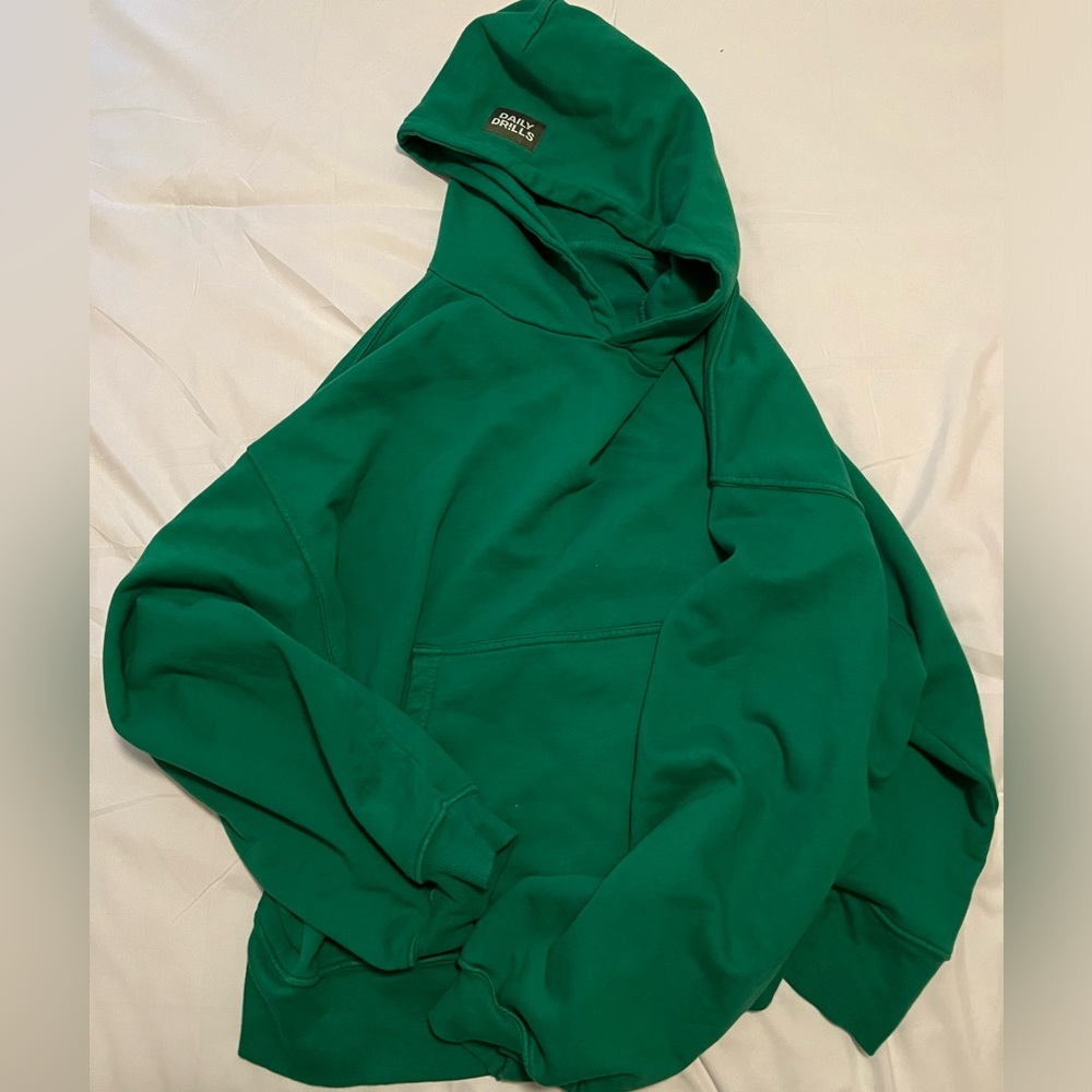 Daily drills green hoodie M/L
